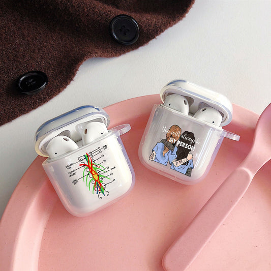 Grey's Anatomy Clear Airpods Case
